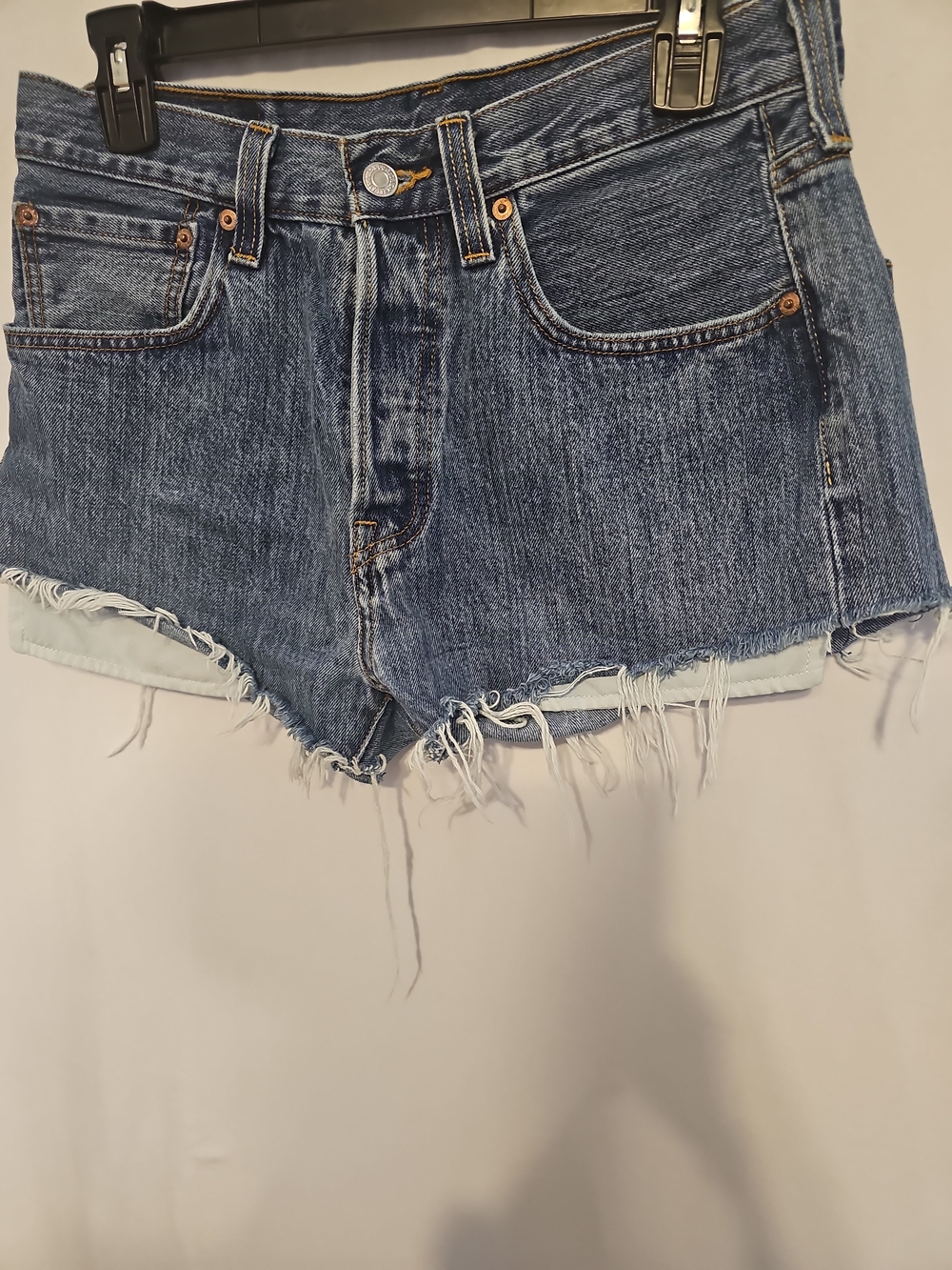 Levi's 501 Original Button Fly Cut-Off Denim Shorts | Women's W31